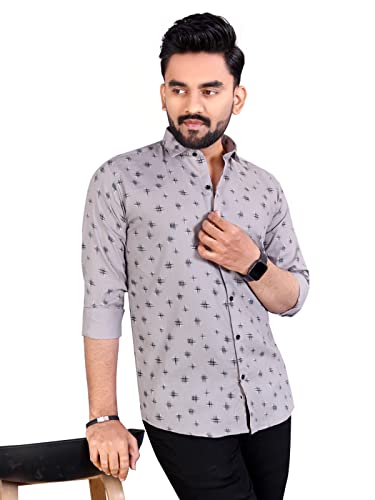Image of ELYYORK Men's Checkered Regular Fit Shirt