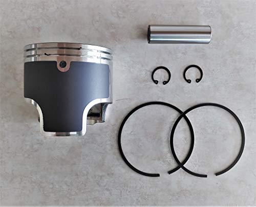 Piston & Ring Circlip Piston Pin Kit For Yamaha GP760 GP1200 Personal Watercraft PWC and More Replaces 64X-11631-00 / 65U-11631-02 & 47-403 STD