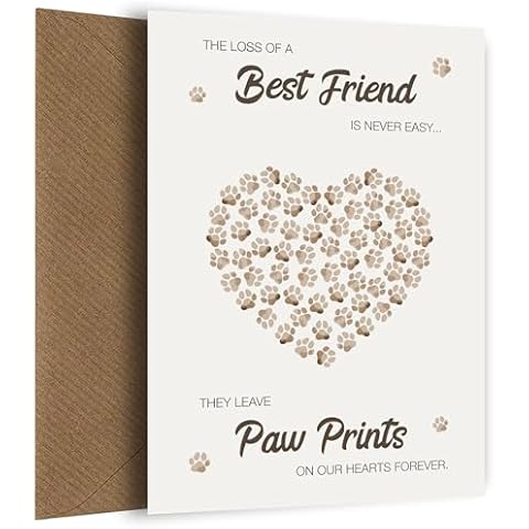 Dog Sympathy Card for Pet Loss Cover