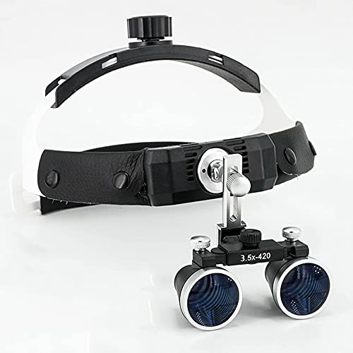 Loupes de grossissement clip 2,5X 3,5X avec lampe bandeau HJMMWT
