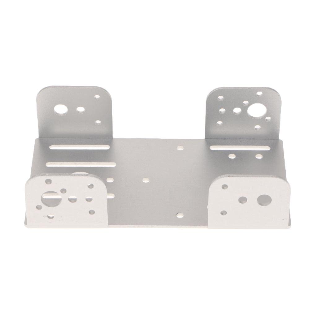 DIY Roboterchassis Kit Motor Raupenfahrzeug, Silber