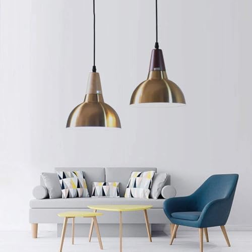 Lámpara de techo E27 con soporte ajustable estilo americano retro 4