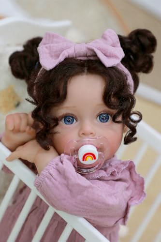 Muñeca Realista Reborn Bebé Niña 18 Pulgadas SCOM miniatura 2