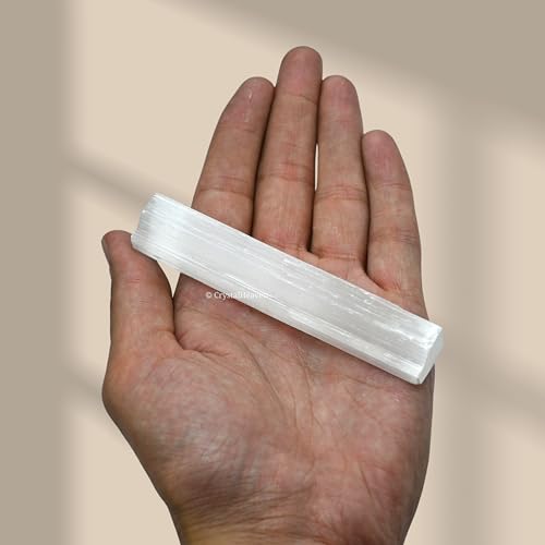 Image of Certified Selenite Wand Charging Plate Stick-Pack Of 3