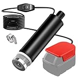 Wasserpumpe Für Einhell 18v Akku, Elektrische Wasserpumpe, Tragbare Tauchpumpe, Mini-Wasserpumpes Mit Verlängerungskabel Für Gartenbewässerung, Poolpumpen, Autowäsche, Camping, Pfütze (Kein Akku)