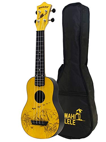 Ukulélé mahilele 3.0 Yellow Autumn - Les Beatles, Paul McCartney, John Lennon, RIngo Starr, George Harrison Ukulélé mahilele 3.0 Yellow Autumn