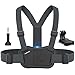 Sametop Chest Mount Harness Chesty Strap Compatible with GoPro Hero 12 11 10 9 8 7 6 5 Session AKASO DJI Osmo Action Cameras - Balance Stability and Comfort Performance