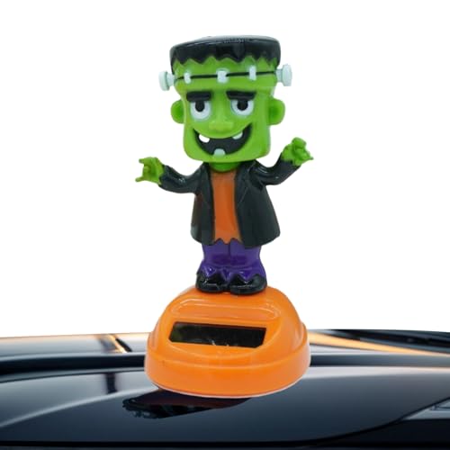 Duroecsain Figure - Decorazione Zombie Testa per Cruscotto - Bambola Ballerina Mobile Decorazione Interni Divertente per Adulti e Bambini