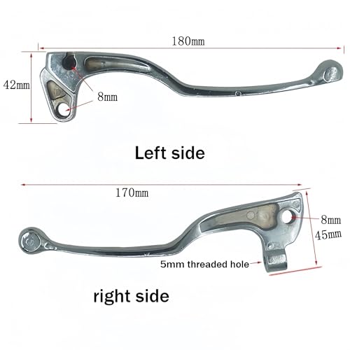 Palanca de freno y embrague para motocicleta Yamaha YZ XT TT IT manetas de recambio 3