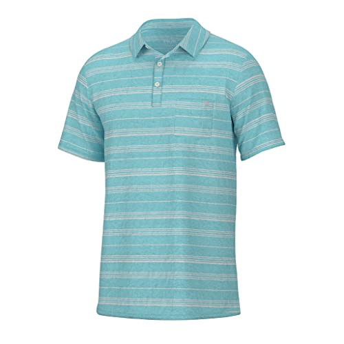 Polo Homme HUK Waypoint Polo Performance idéal pour le golf et les sorties