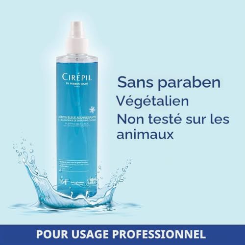 Lotion bleue assainissante Cirépil 250ML (pré/post épilation) Perron Rigot – vue 3