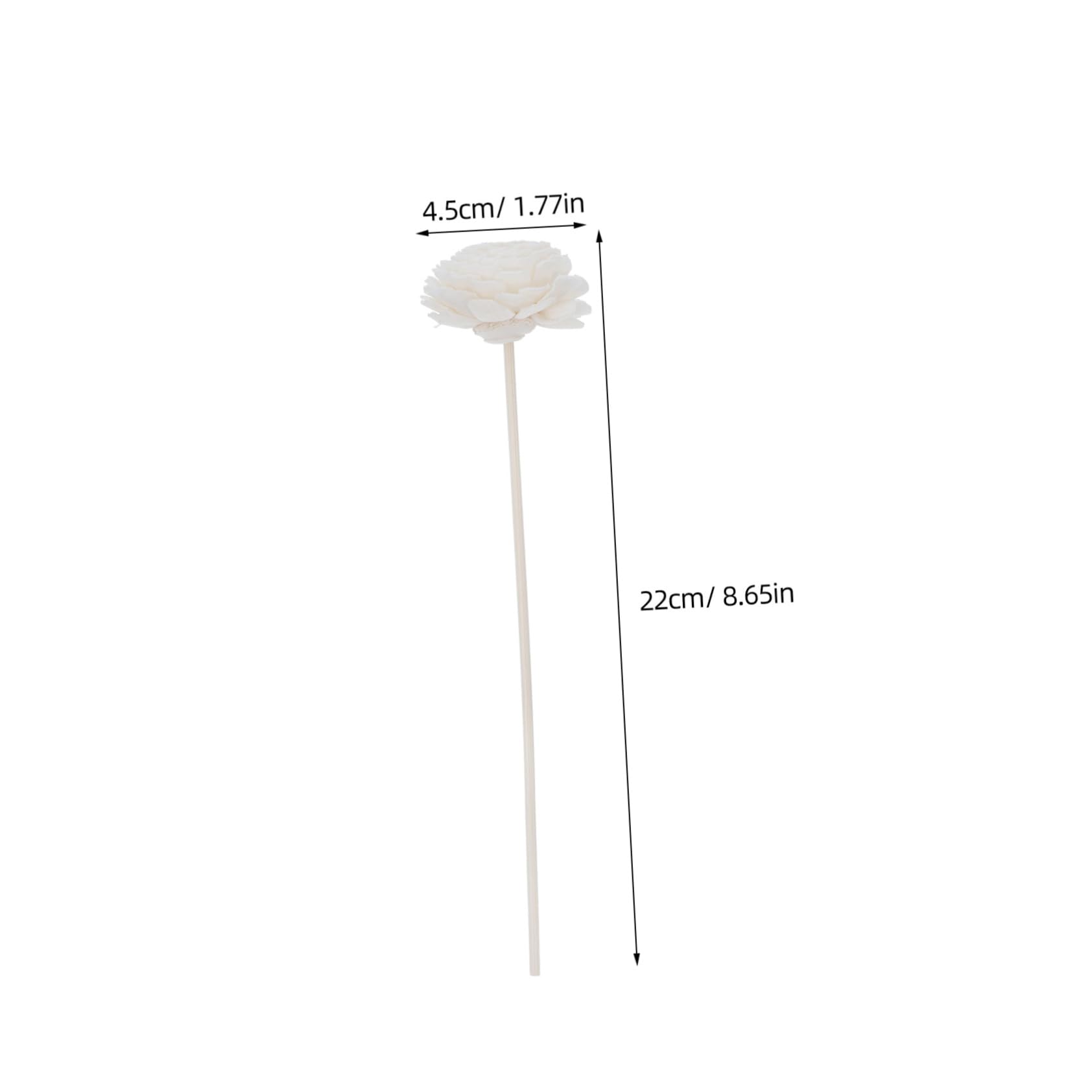 BCOATH 10pcs Grass Flower Sticks Dried Flower Ornament for Wedding Decor Fragrance Bottle Diffuser Rods