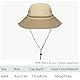 QKURT Mesh-Sonnenhut für Damen und Herren, Colorblock-UV-Schutz, Sommer-Strandhut, Outdoor-Bucket, breite Krempe, faltbar, atmungsaktiv, 60 cm