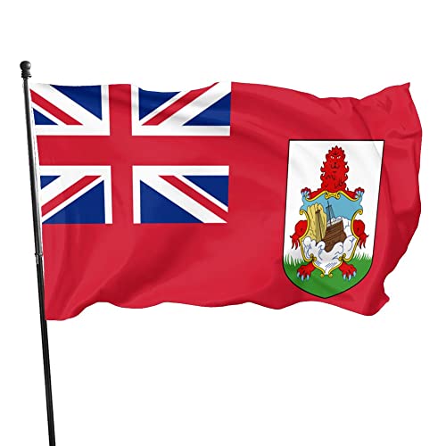 Bandera de Bermudas de 90 x 150 cm para decoración de jardín y exterior