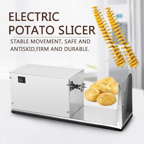 Máquina eléctrica para cortar papas en espiral miniatura 3