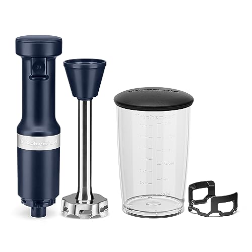 Image of KitchenAid Variable Speed Corded Hand Blender KHBV53, Ink Blue