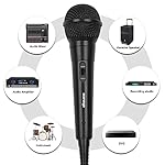 Marengo Handheld Wired Microphone, Cardioid Dynamic Vocal Mic with 13ft Cable and ON/Off Switch, Ideally Suited for Speakers, Karaoke Singing Machine, Amp, Mixer - Image 3