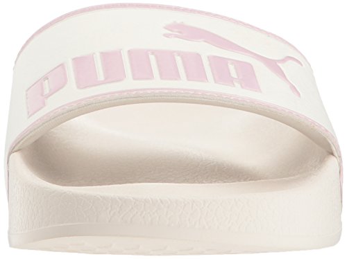 Image of PUMA Women's Leadcat Slide Sandal, Whisper White-Winsome Orchid, 10 M US