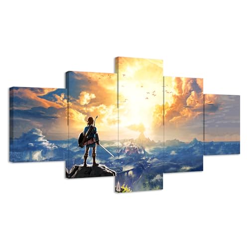 Recopilación de Impresiones sobre lonas disponible en línea para comprar. 42 KAIWALK - Póster de The Legend of Zelda Breath of The Wild para videojuegos, impresión en alta definición sobre lona, arte de pared para decoración de sala de estar, regalo de...