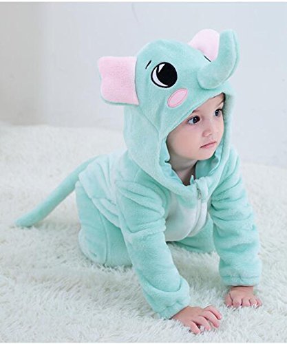 Doladola Baby Hooded Onesies Cartoon Dier Romper Baby Kleding Pasgeboren Outfits Jumpsuit - Image 5