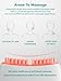 SandoKare TMJ Relief Products Jaw, TMJ Relief Massager, Vibration and Heating, Ergonomic Multi-Needle Design TMJ Massage Tool, Effective Jaw & Neck Pain, Grinding and Clenching Teeth Relief (White)