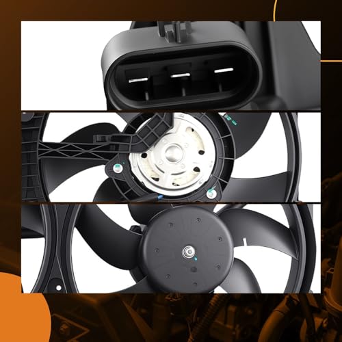 Image of maXpeedingrods Dual Radiator Cooling Fan Assembly for Buick Regal 2011-2012 | for Saab 9-5 2010-2011, 13241733 13241734 622860 w /Shroud
