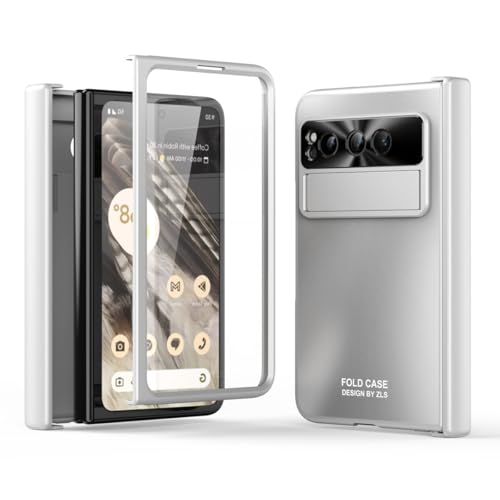 Coque pour Google Pixel Fold argent avec béquille pour visionnage mains libres