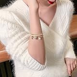 Bracelet Super valeur multicouche perle coeur plié Bracelets coréen mode bijoux fête fille élégant poignet accessoires pour femme