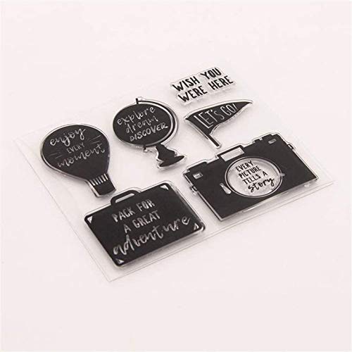 Tampon En Caoutchouc Transparent Pour Cartes De Scrapbooking