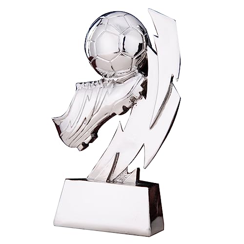 Trofeo y adorno de premio dorado de fútbol escolar para torneos y ligas juveniles