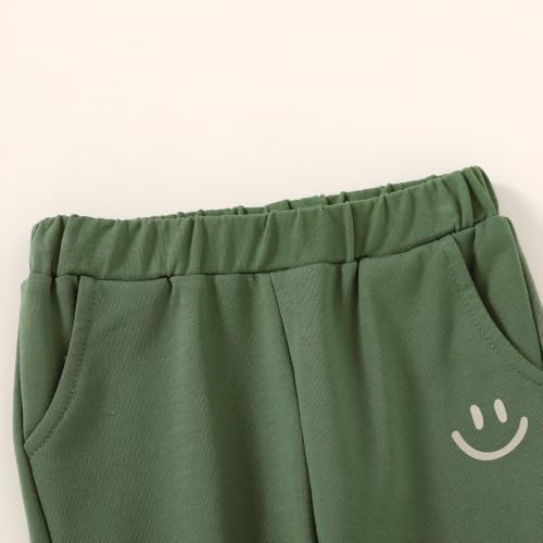 Image of YOUNGER STAR Toddler Baby Boy Girl Clothes Fall Winter Outfits Long Sleeve Hoodie Sweatshirt Sweat Pants Cotton Sweatsuits