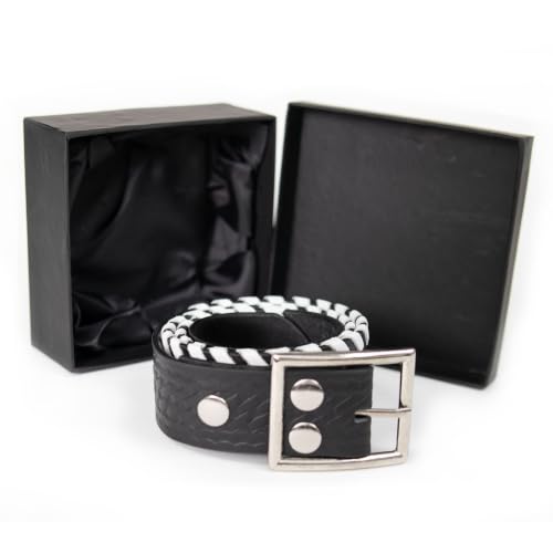 Image of Milwaukee Leather Men's Interchangeable Buckle Leather Belts | 1.5 inch Wide; Emblem Designed; Biker Culture Style; Everyday Wear; Premium Leather