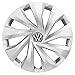 Produktbild Volkswagen 2G0071455AUWP Radzierblenden 15 Zoll Stahlfelgen 4X Radkappen Radblenden, Silber