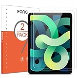 Amazon Brand -Eono 2 Stück Schutzfolie kompitabel mit iPad Air 5 iPad Air 4 und iPad Air 2020 10.9 Zoll Anti-Kratzen 2.5D 9H Anti-Bläschen Wasserdicht
