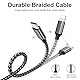 GIANAC Multi USB Kabel, Universal Ladekabel [0.5M] Schnell 3 in 1 Mehrfach iP Micro USB Typ C Lightning Cable für iPhone, Android Galaxy, Huawei, Oneplus, Sony, LG, Honor View-Gray