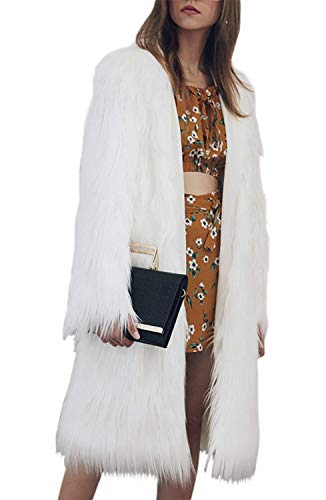 Abrigo De Piel Mujer Largos Invierno Espesor Termica Piel Sintética Chaqueta Modernas Manga Larga Elegantes Encapuchado Vintage Fashion Colores Sólidos Talla Grande Chaqueta De Piel Abrigo Parkas
