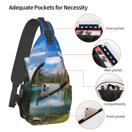 Bolso Sling unisex tipo chest para senderismo y viaje miniatura 3