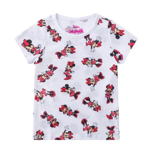 Disney Minnie Mouse Girls 4 Piece Short Sleeve T-Shirt for Toddler and Big Kids4