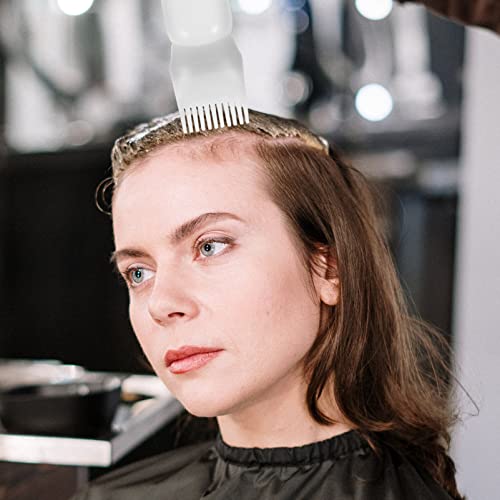 Aplicador de óleo de cabelo, 3 peças, aplicador de pente de raiz, aplicador de tinta de cabelo, esco