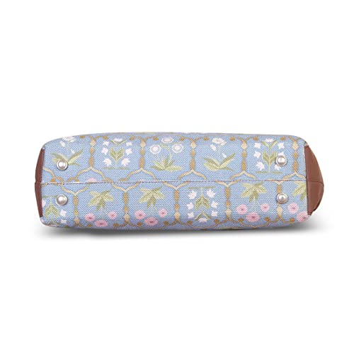 Image of ZOUK Women's Handcrafted Side Tote Bag and Handbag for Office and College