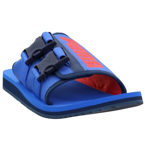 PUMA Mens Wilo Lux Nylon Slide Casual Sandals Casual - Blue2
