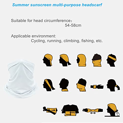 Image of LJDJ Motorcycle Goggles,2 Pack Dirt Bike ATV Motocross Riding Hiking Protective with 2 Pack Neck Breathable Bandana Mask (White+Mask)