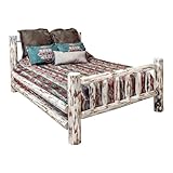 Montana Woodworks Log Furniture - Twin Bed - Varnished