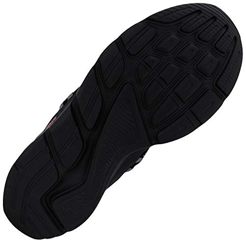 Tênis Springy, Fila, Masculino, Preto/Prata/Laranja Flúor, 41