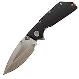 Eafengrow EF335 Folding Knives D2 Blade and G10 Handle,5 inch Closed EDC Pocket Folding Knife with...