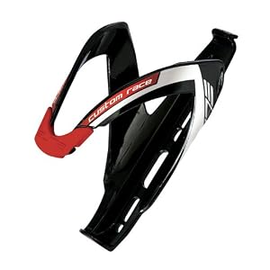 Elite Custom Race Flaschenhalter Schwarz/Weiß/Rot