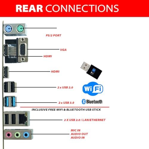 Ein leistungsstarker GMR Ultra i5 Business Computer mit Windows 11 Pro und SSD.