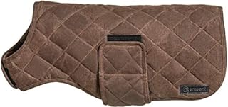 Embark Pets Wax Dog Jacket - Dog Coats for Colder Winter Days, Made from Cotton & Polyester, Water Resistant Dog Jackets for Extra Large Dogs, Our Dog Winter Coat Comes in 4 (Extra Small, Brown)