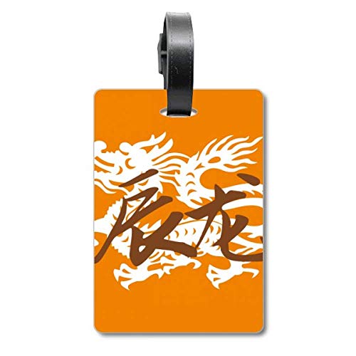 Étiquette pour valise dragon idéale pour retrouver son sac