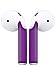 AirPod Skins Stylish and Protective Wraps - Covers for Your Apple AirPods (Purple)